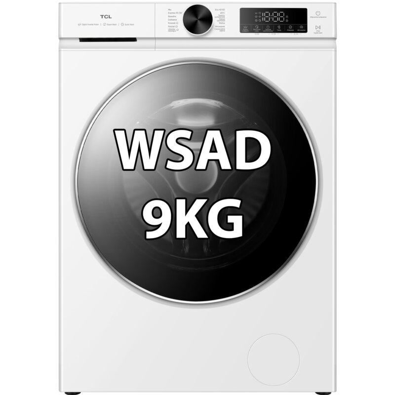 Pralka TCL Seria P4 FP0944WA0PL 9kg 51.4cm 1400obr