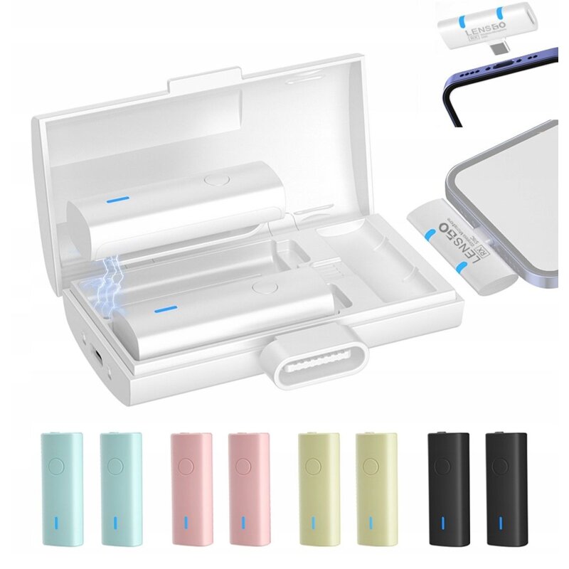 Mikrofon krawatowy LENSGO 518C USB C Type-C