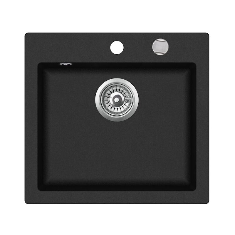 Zlewozmywak jednokomorowy TEKA Clivo 50 S-TQ 40148010 Metalic onyx 45.5x49