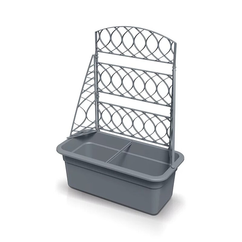 Doniczka PROSPERPLAST Bloma DBLO600 (58 x 28.8 x 78 cm) 25L Szary