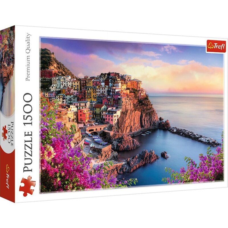 Puzzle TREFL Widok na miasteczko Manarola 26137 (1500 elementów)