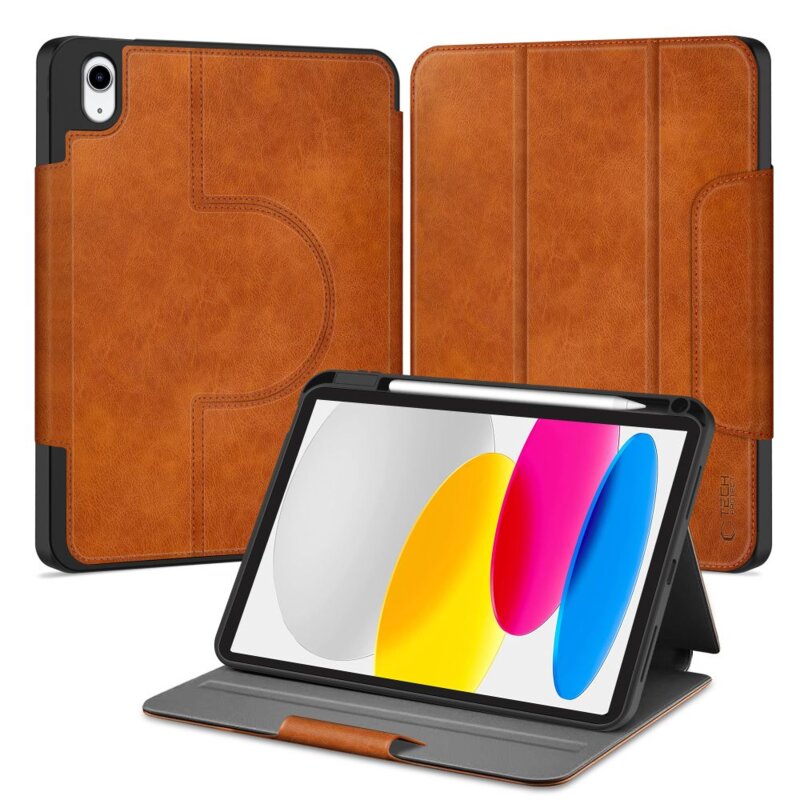 Etui na iPad TECH-PROTECT Fleece Brązowy