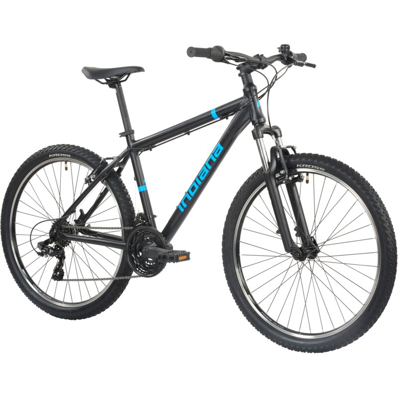 Rower górski MTB INDIANA X-Pulser 1.6 M17 26 cali męski Czarno-niebieski