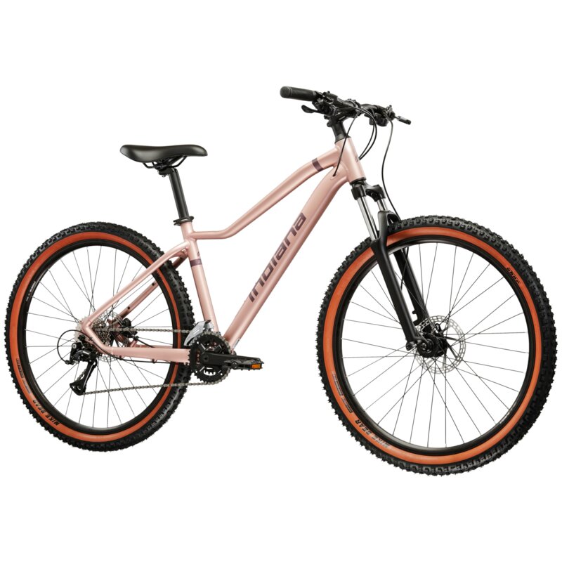 Rower górski MTB INDIANA X-Pulser 2.9 D17 27 cali damski Różowo-złoto-fioletowy