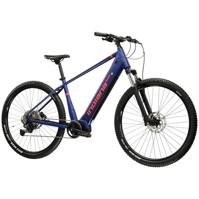 Rower elektryczny INDIANA E-MTB 4.0 U19 29 cali Granatowo-czerwony