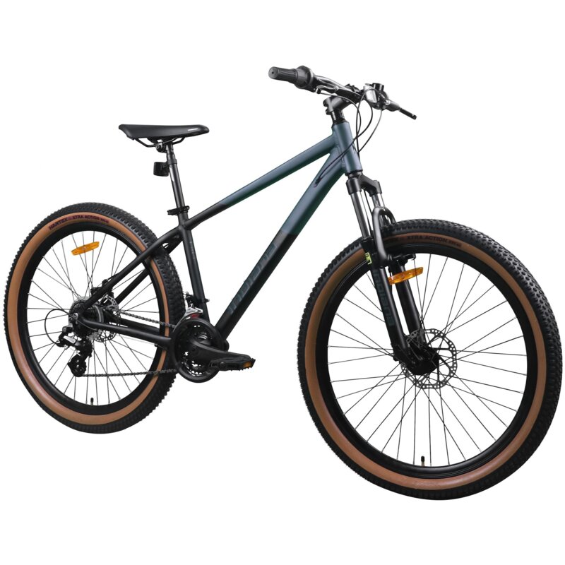 Rower młodzieżowy INDIANA X-Pulser 2.7 27.5 cala dla chłopca Oliwkowy