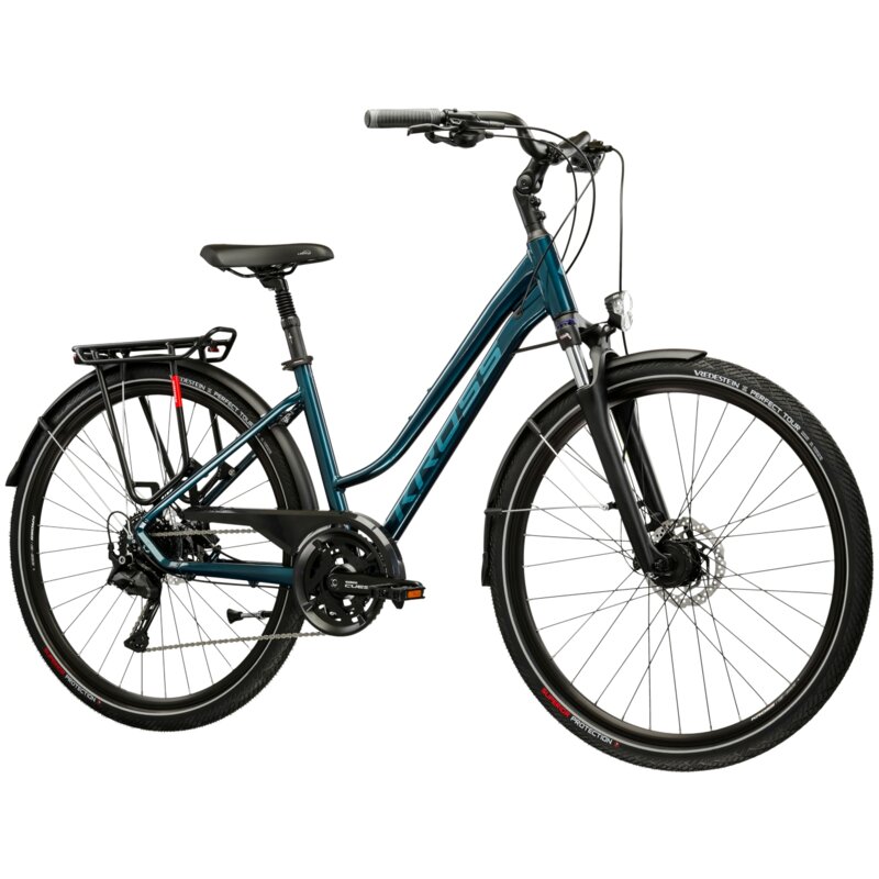 Rower trekkingowy KROSS XPRT D17 28 cali damski Turkusowo-morski
