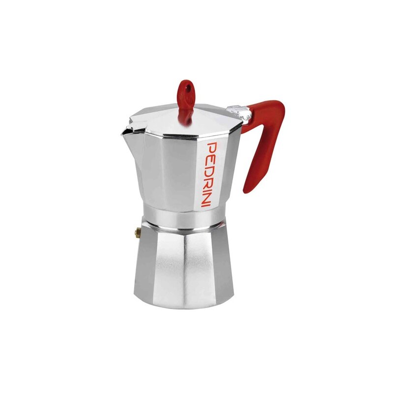 Kawiarka PEDRINI Kaffettiera 3 TZ Srebrny 120 ml