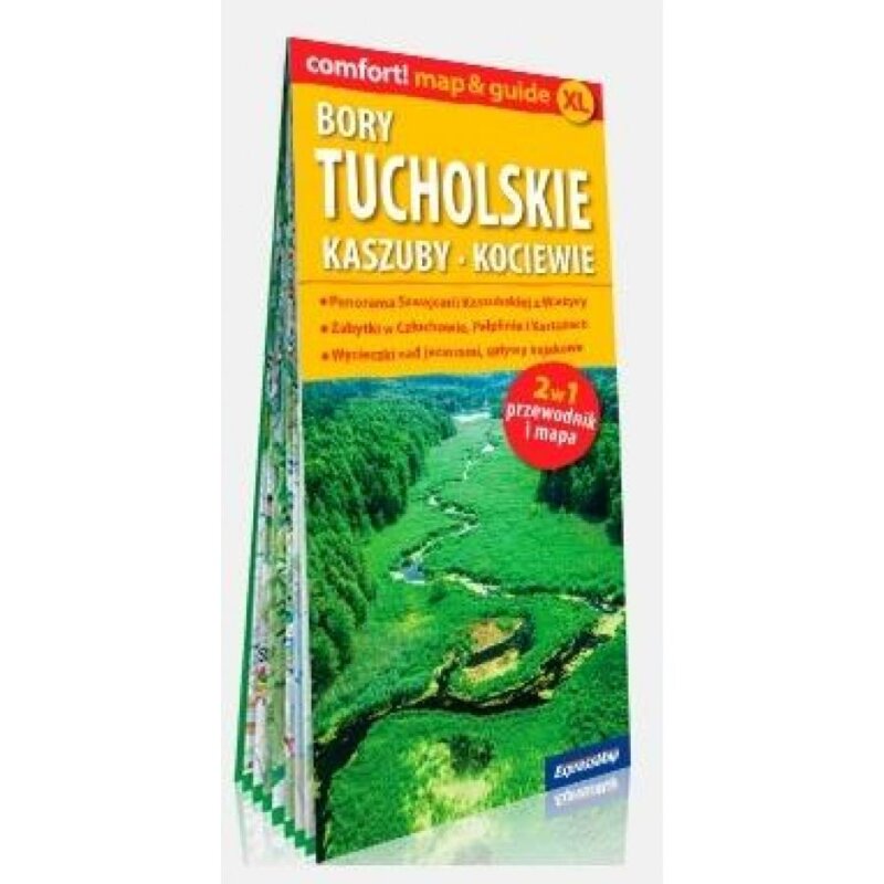 Comfort!map&guide XL Bory Tucholskie, Kaszuby, Kociewie 2w1 1:165 000 Praca zbiorowa