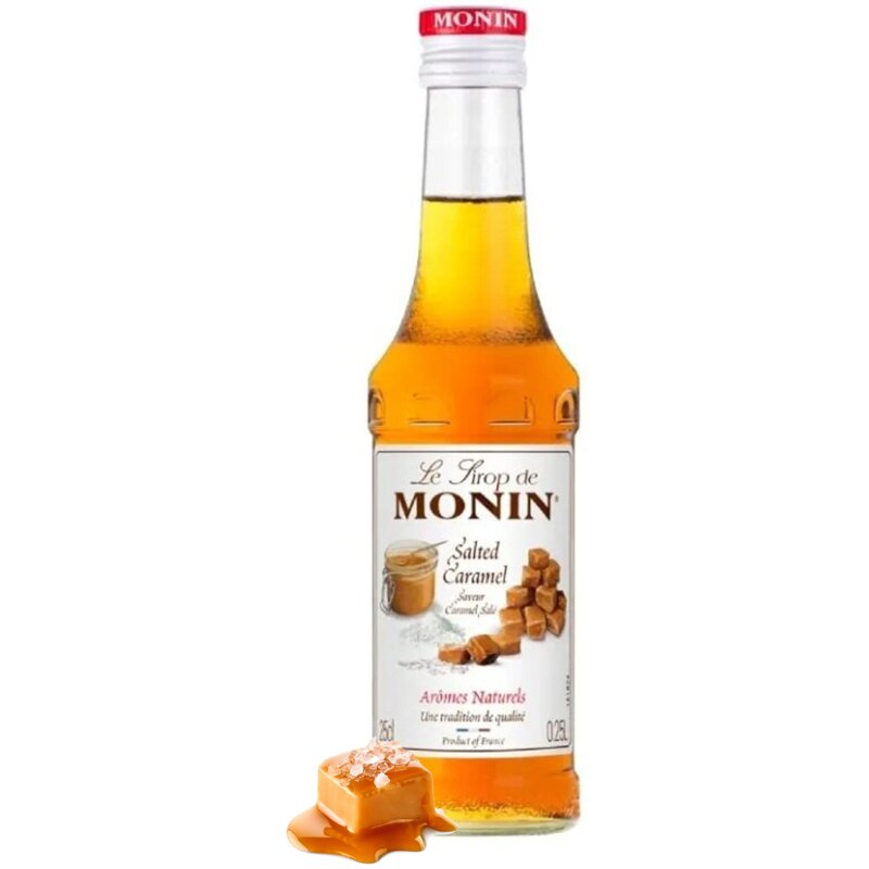 Syrop do kawy MONIN Słony karmel 250 ml