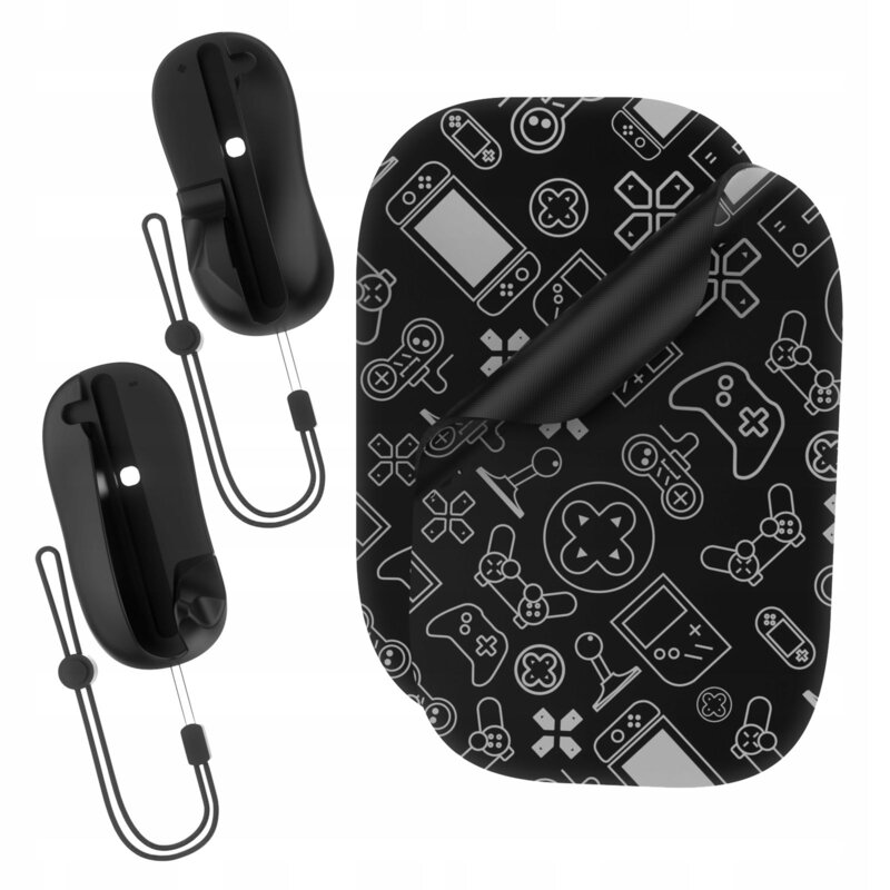 Uchwyt myszy JYS NS2313-V4 do Nintendo Switch 2 Czarny (2 szt.)