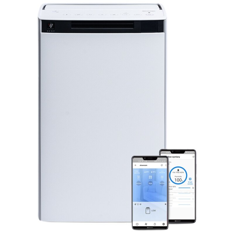 Sharp KI-TX100EU-W Jonizacja Nawilżanie powietrza
