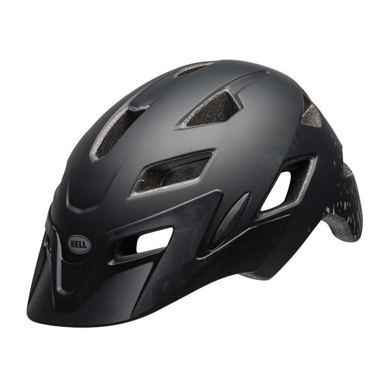 Kask rowerowy BELL Sidetrack Czarno-srebrny dla Dzieci (47-54 cm)