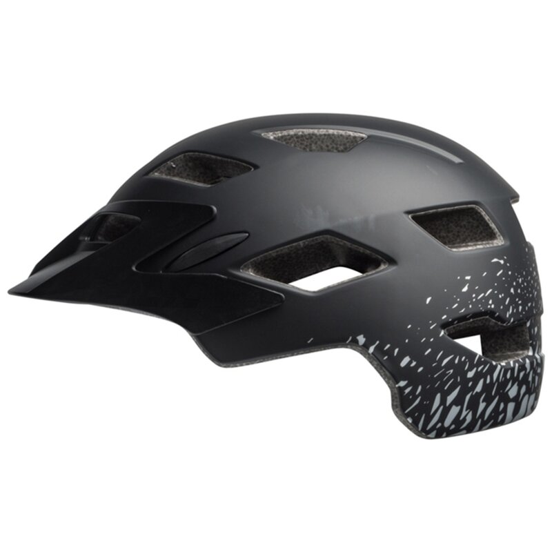 Kask rowerowy BELL Sidetrack Czarno-srebrny dla Dzieci (50-57 cm)