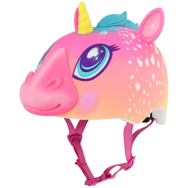 Kask rowerowy RASKULLZ Super Unicorn Wielokolorowy dla Dzieci (rozmiar XS)