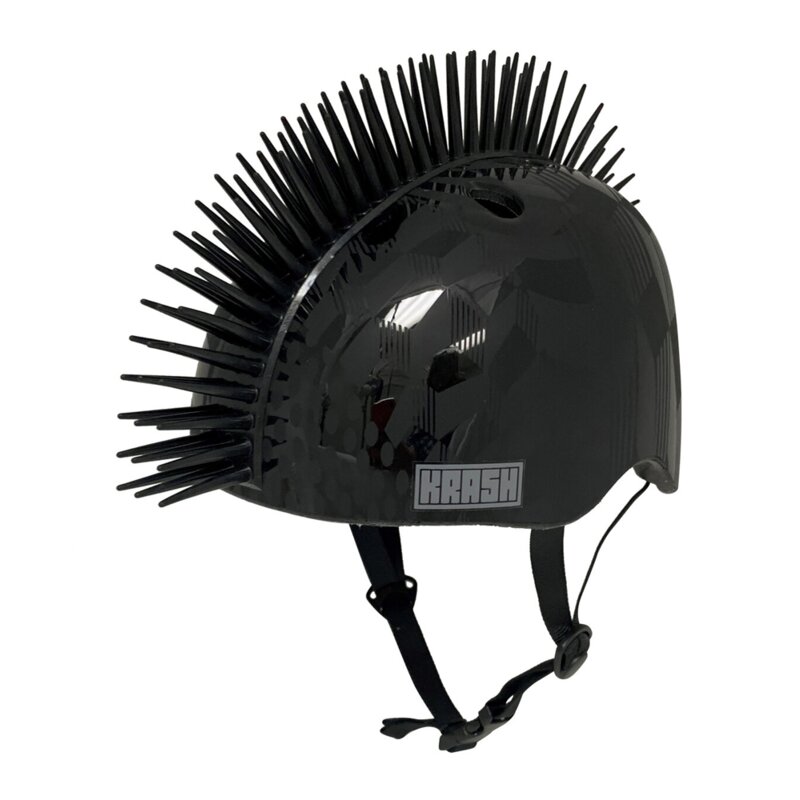 Kask rowerowy KRASH Cube Hurt Hawk Czarny dla Dzieci (rozmiar M)