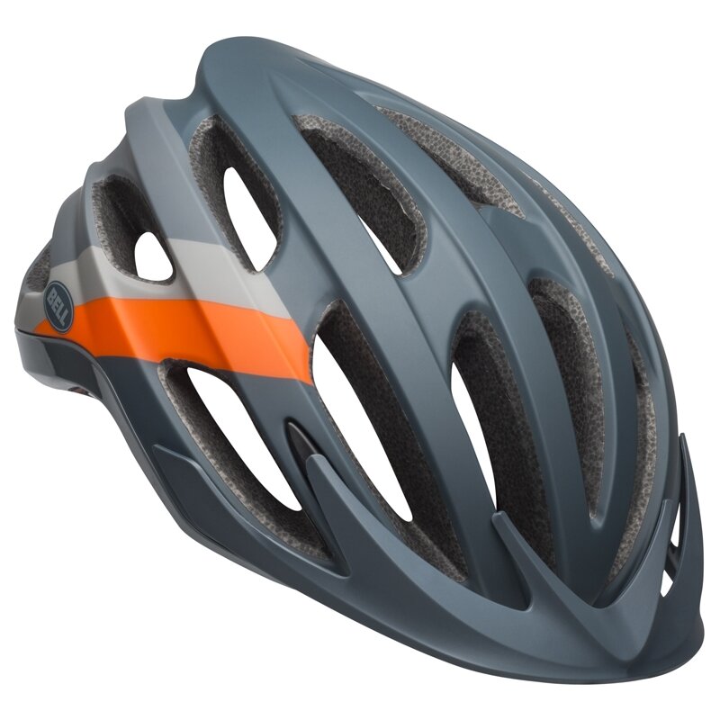 Kask rowerowy BELL Drifter Szaro-pomarańczowy MTB (rozmiar S, 52-56 cm)