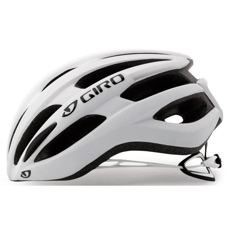 Kask rowerowy GIRO Foray Biało-srebrny Szosowy (rozmiar L)