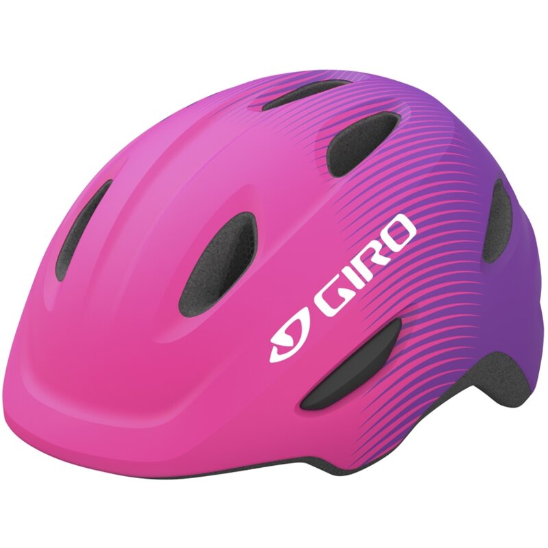 Kask rowerowy GIRO Scamp Różowo-fioletowy dla Dzieci (rozmiar XS, 45-49 cm)