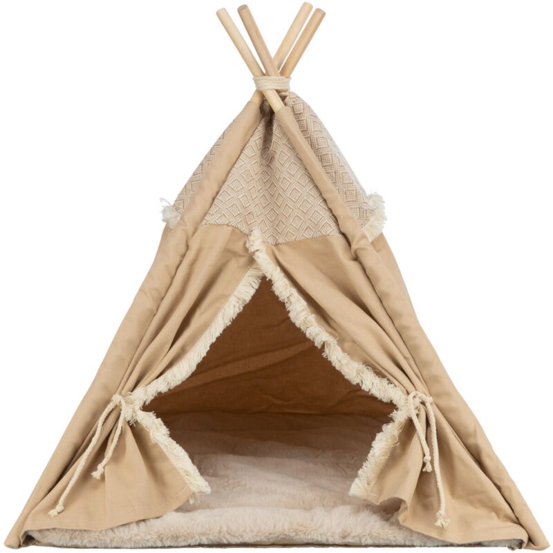 Legowisko TRIXIE Boho Tipi Boho Beżowy 55 x 55 x 65 cm
