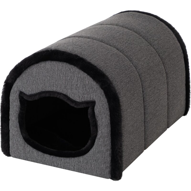 Legowisko dla kota DOGGY R2 Gatto Inari Czarny S 33 x 51 x 30 cm