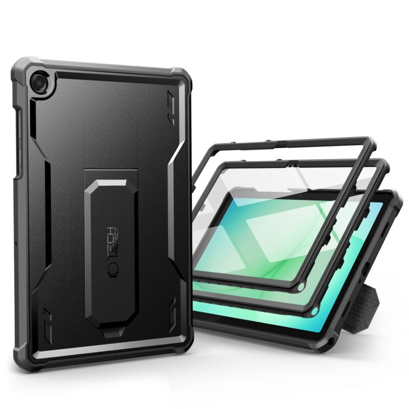 Etui na Samsung Galaxy Tab A9+/A11+ Plus TECH-PROTECT Kevlar Pro Czarny