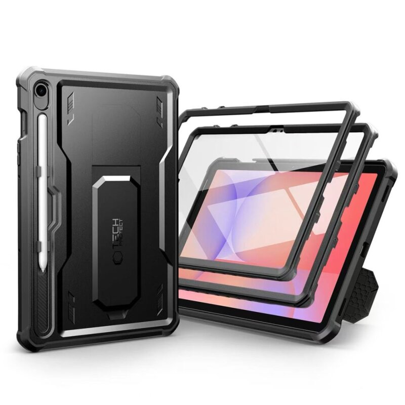 Etui na Samsung Galaxy Tab S9/S10 FE/S10 Lite TECH-PROTECT Kevlar Pro Czarny