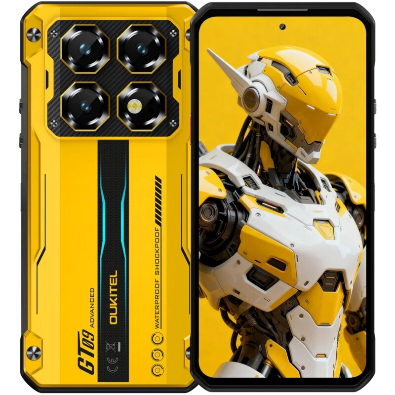 Oukitel WP60 5G 7.2" 16/512GB 120Hz 108Mpix Zółty