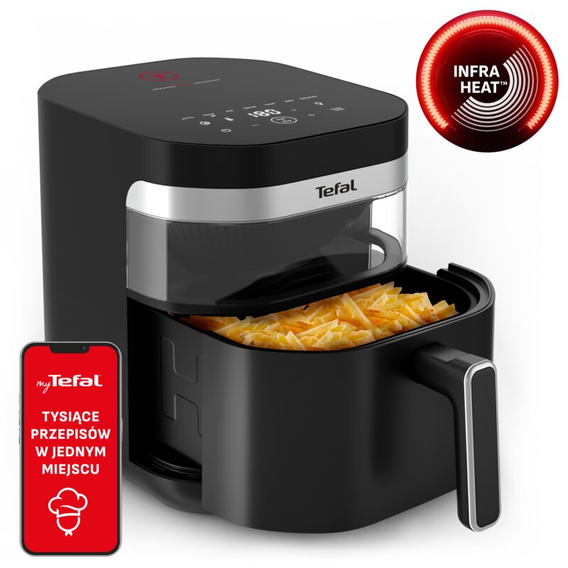 Tefal Easy Fry Infrared EY8328 2180W 7l Aplikacja mobilna