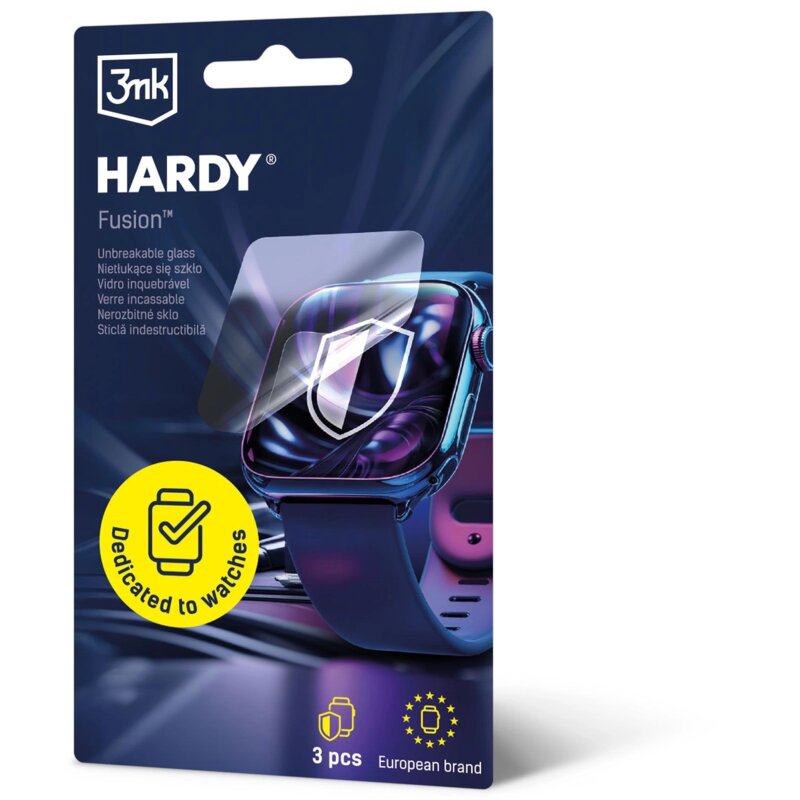 Szkło hybrydowe 3MK Hardy Fusion Watch Protection do Garmin Bounce 2