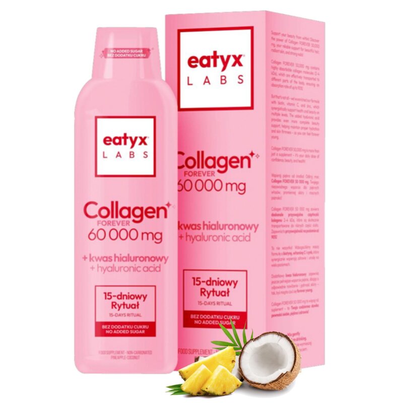 Kolagen EATYX Labs forever 60000 mg Ananasowo-kokosowy (500 ml)