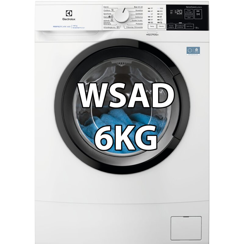 Electrolux 600 SensiCare EWS6406BP Superslim 6kg 1000obr/min