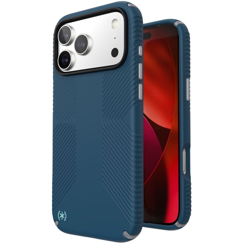 Speck Presidio2 Grip MagSafe do iPhone 17 Pro Max Niebieski