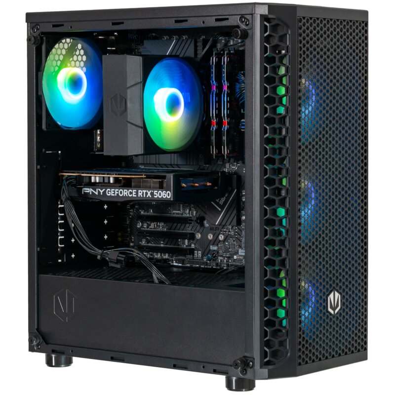 Komputer MAD DOG ENDORFY300ARGB-I06WR16WH i5-12400F 16GB RAM 1TB SSD GeForce RTX5060 DLSS 4.5 Wi-Fi Windows 11 Home