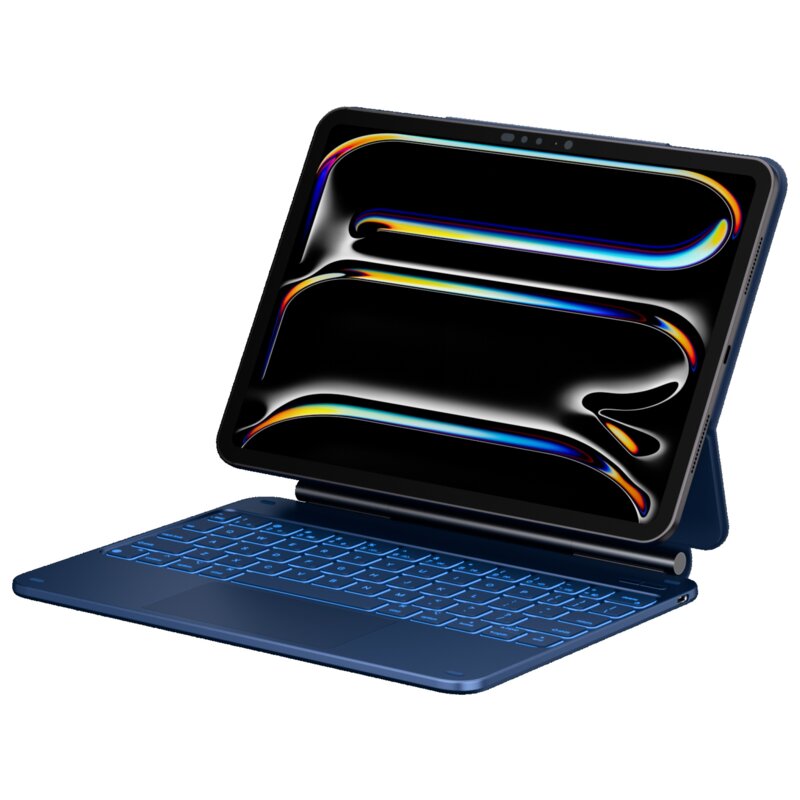 Typecase Edge z klawiaturą do iPad Air 11" M2 2024/M3 2025/M4 2026 Błękitny pacyfik
