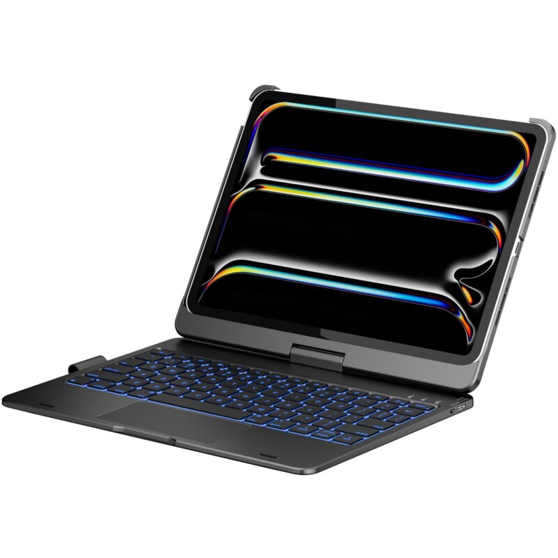 Typecase Flexbook Touch z klawiaturą do iPad Air 11" M2 2024 / M3 2025 / M4 2026 Szary