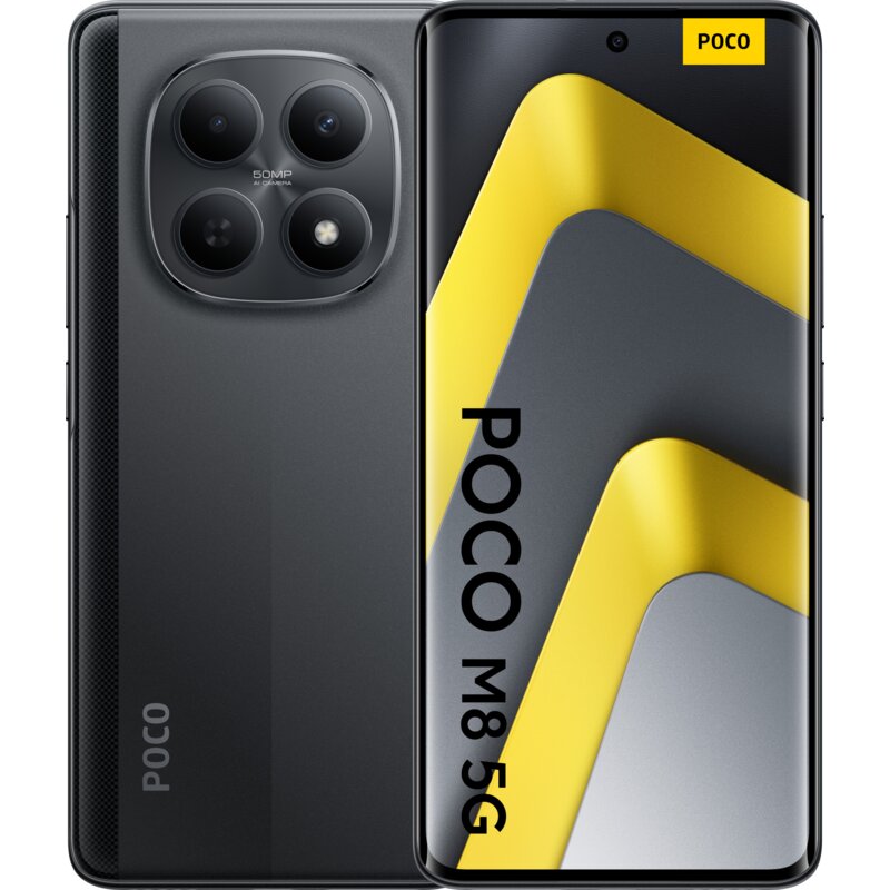 Smartfon XIAOMI Poco M8 5G 8/256GB 6.77" 120Hz Czarny