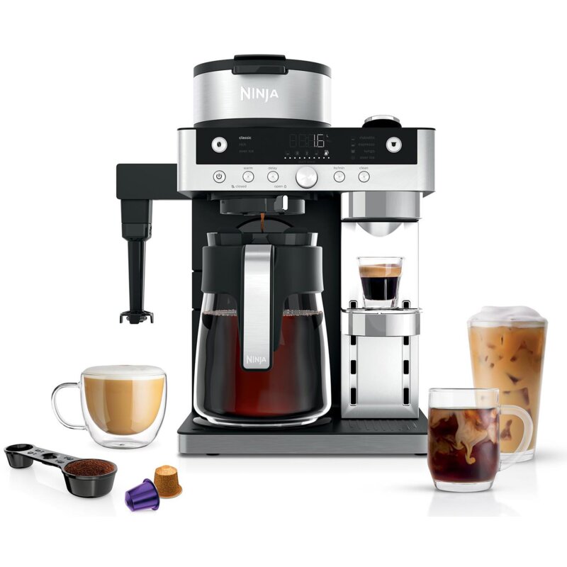 Ekspres NINJA Shark CFN803EU Czarno-stalowy