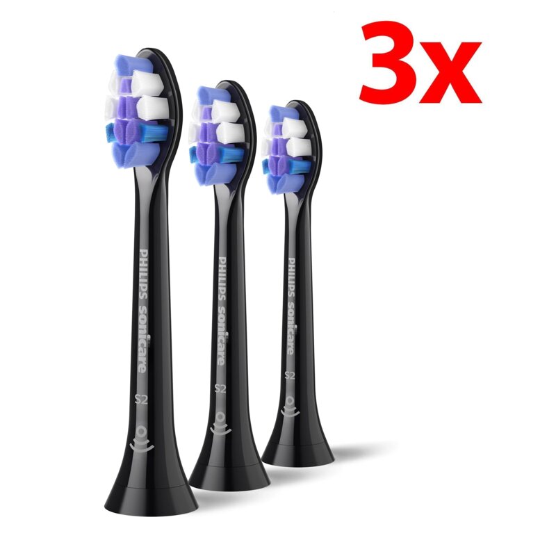 Oryginalna końcówka szczoteczki PHILIPS Sonicare HX6053/88 Bardzo miękkie włókna (3 szt.) (Nadwrażliwość zębów)