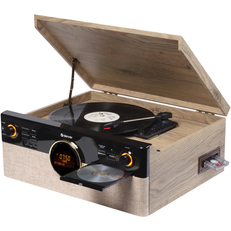 Gramofon Denver MRD-180 Drewno