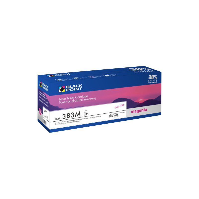 Toner BLACK POINT LCBPH383M Purpurowy