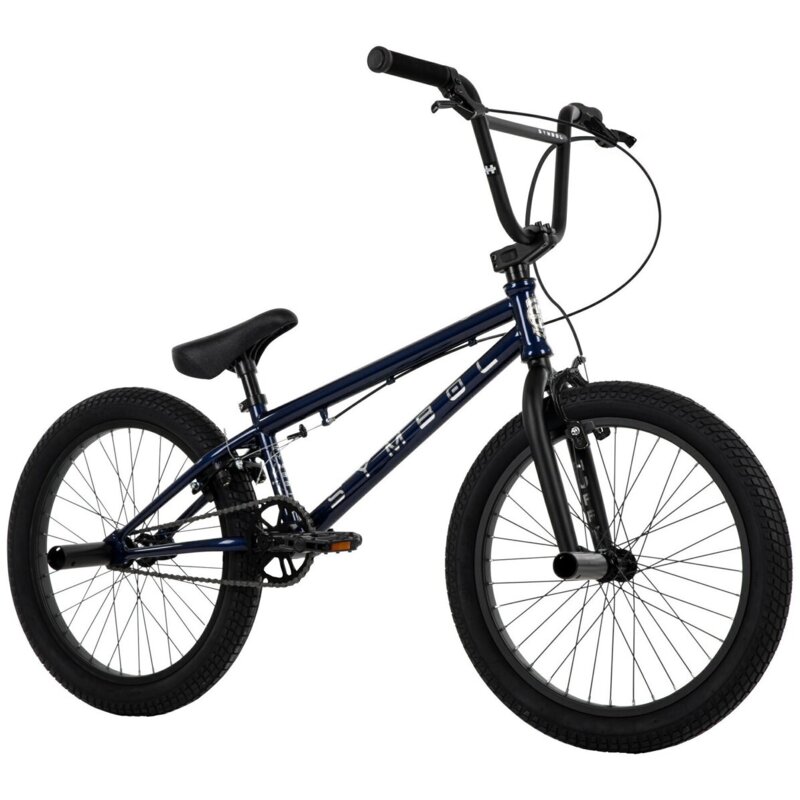 Rower dziecięcy HUFFY BMX Symbol Freestyle 20 cali Stalowo-niebieski Wzrost: 120-135 cm Wiek: 8-10 lat