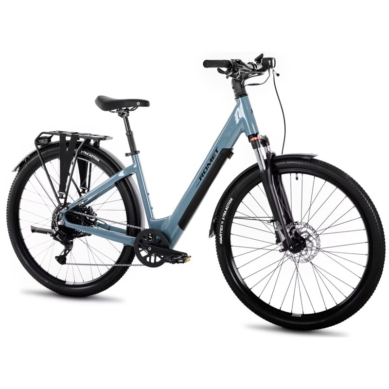 Rower elektryczny ROMET E-Modeco SUV 1.0 AN C U19 28 cali Szary