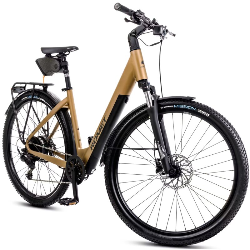 Rower elektryczny ROMET E-Modeco SUV 1.0 AN D U17 28 cali Złoty