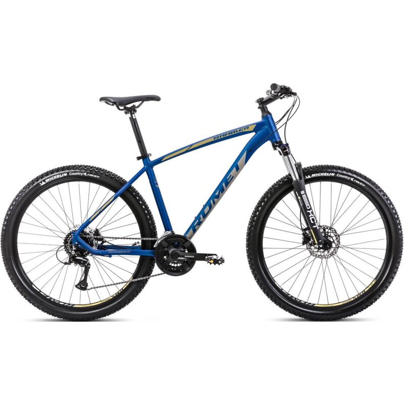 Rower górski MTB ROMET Rambler R7.3 A U18 27.5 cala Niebiesko-żółty