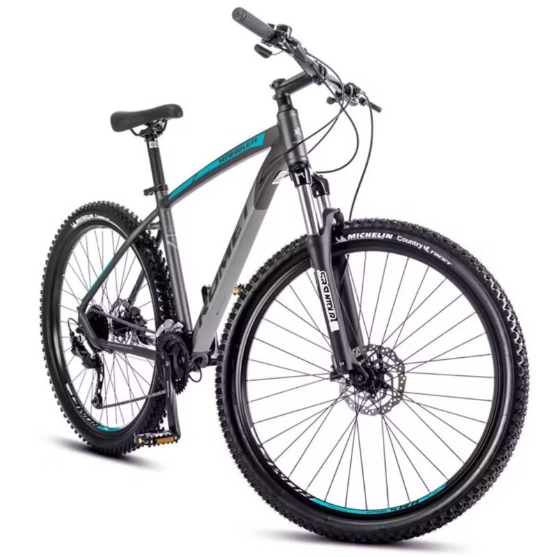 Rower górski MTB ROMET Rambler R7.4 A U20 27.5 cala Grafitowo-srebrno-turkusowy