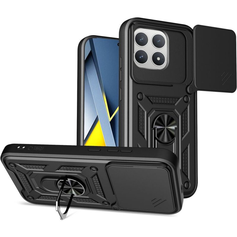 Etui TECH-PROTECT CamShield Pro do Xiaomi Poco F8 Pro Czarny