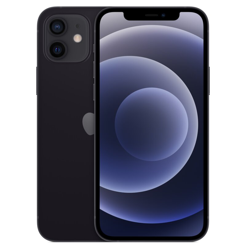 Smartfon APPLE iPhone 12 5G 128GB 6.1" Czarny (Stan Doskonały)