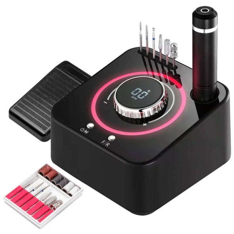 Frezarka do paznokci CLAVIER FX 1080 BL Czarny