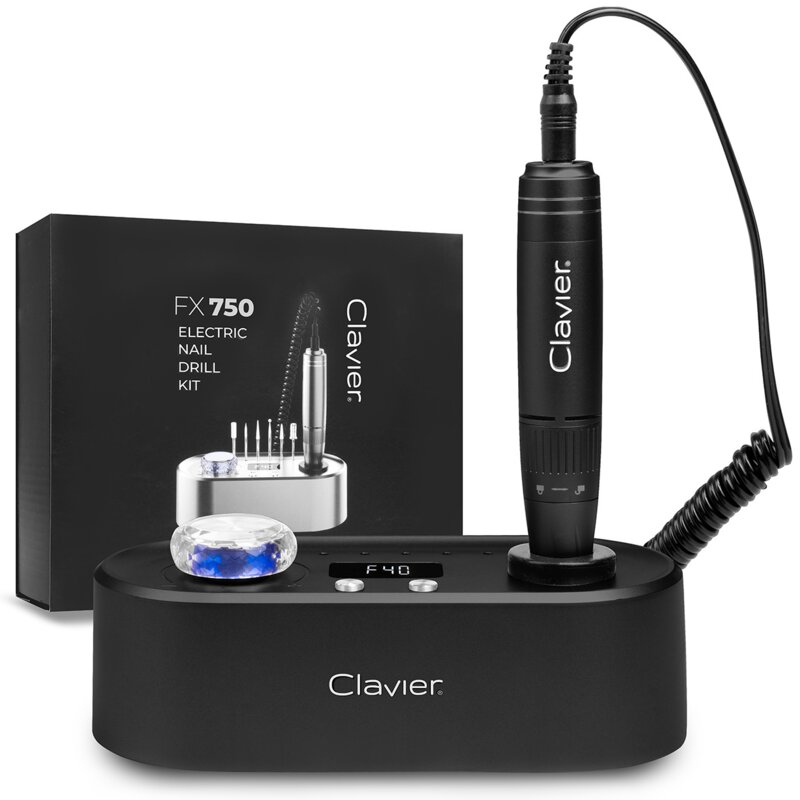 Frezarka do paznokci CLAVIER FX 750 BL Czarny